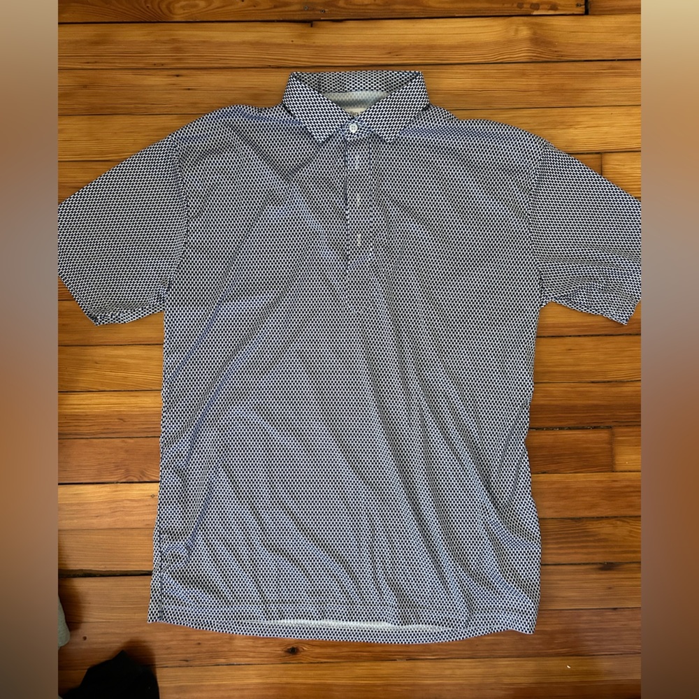 Stylish Blue and White Men's Casual Shirt
